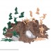 Play Dirt Special Forces Bucket 1.5 Lb Unique Kinetic Dirt-Like Sand For Burying and Digging Fun Includes 16 Army Soldiers and 2 Rock Molds - B079M8NMGL